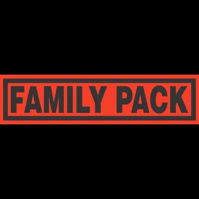 Family Pack Label 1X4 IN 500/Roll