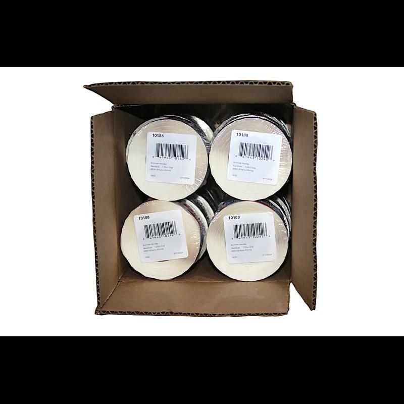 Great For Your Summer Holiday Cookout Holiday Label 1.25X2 IN Red Blue Oval 500 Count/Roll 20 Rolls/Case