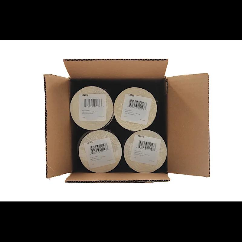 Angus Meat Label 1.25X2 IN Silver Red Black With Steer Oval 500 Count/Roll 20 Rolls/Case 10000 Count/Case