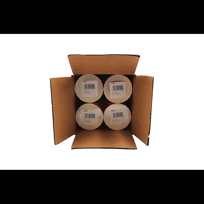 Ideal for Shish Kabob Meat Label 1.5X2.25 IN Black Fluorescent Red Burst 500 Count/Roll 10 Rolls/Case 5000 Count/Case