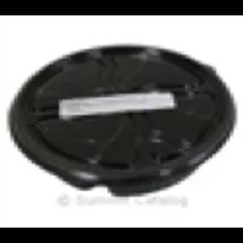 Take-Out Container Base & Lid Combo With Flat Lid 0 OZ 4 Compartment PET Black Clear Round 50/Case