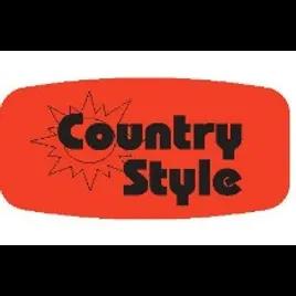 Country Style Label 0.625X1.25 IN 1000/Roll