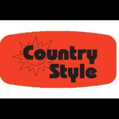 Country Style Label 0.625X1.25 IN 1000/Roll