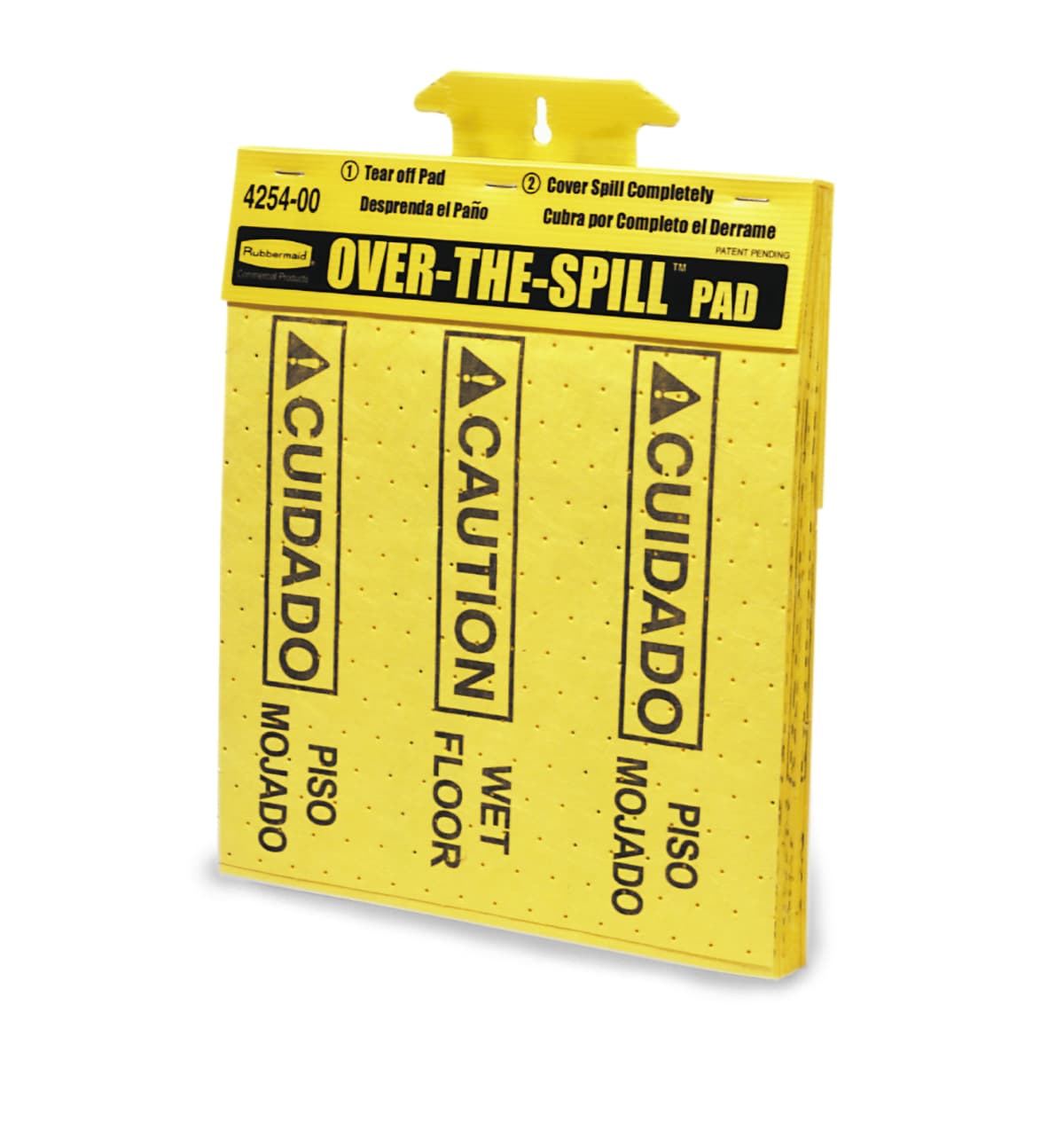 Over the Spill® Absorbent Pad 16X12.6 IN Yellow PP 22 Count/Pack 12 Packs/Case
