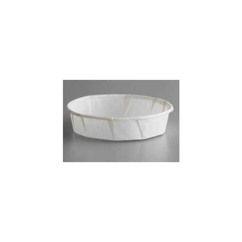 Souffle & Portion Cup 1 OZ Paper White 5000/Case