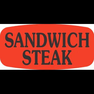 Sandwich Steak Label 0.625X1.25 IN 1000/Roll