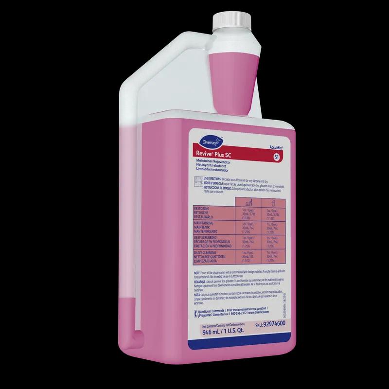 Revive® Plus SC Citrus Scent Floor Maintainer 32 FLOZ Daily Burnishing Liquid Concentrate 6/Case
