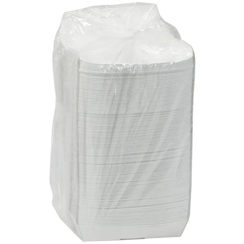 Hot Dog Take-Out Box Hinged With Dome Lid 6.1X2.1X2.5 IN Paperboard White Rectangle 500/Case