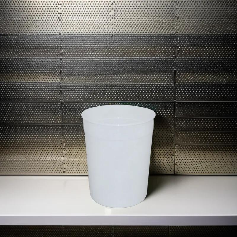 Bucket & Tub Base 128 OZ PP Translucent 100/Case
