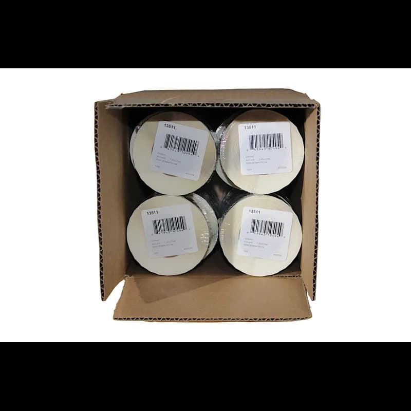 Coconut Bakery Flavor Label 1.25X2 IN Oval 4 Color Process 500 Count/Roll 20 Rolls/Case 10000 Count/Case