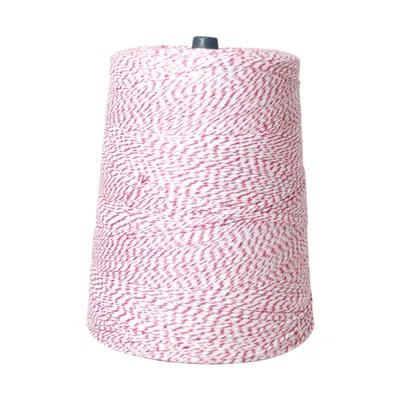 Twine 2 LB Red White Cotton 4PLY 1/Roll