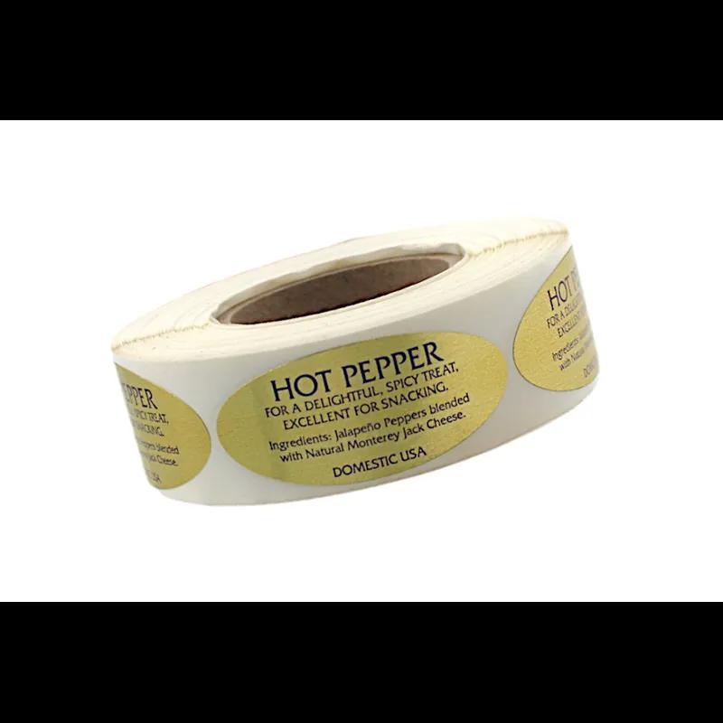 Hot Pepper Label 1.9X0.875 IN 500/Roll