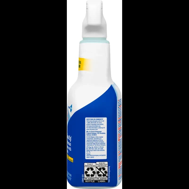 Clorox® Clean-Up® Disinfectant Cleaner 1 QT Multi Surface RTU Spray Bleach Antibacterial 9/Case