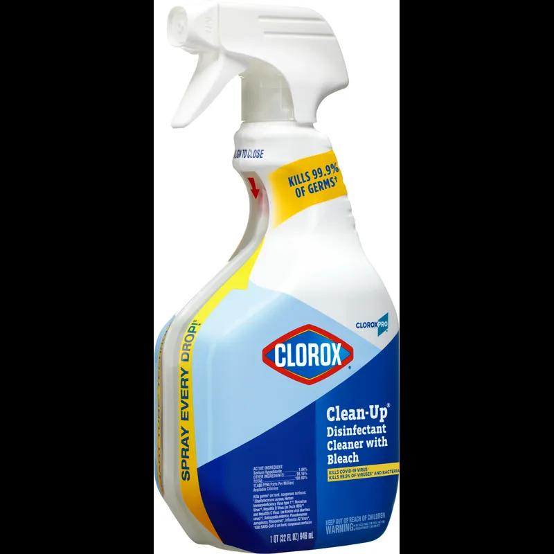 Clorox® Clean-Up® Disinfectant Cleaner 1 QT Multi Surface RTU Bleach Antibacterial 9/Case