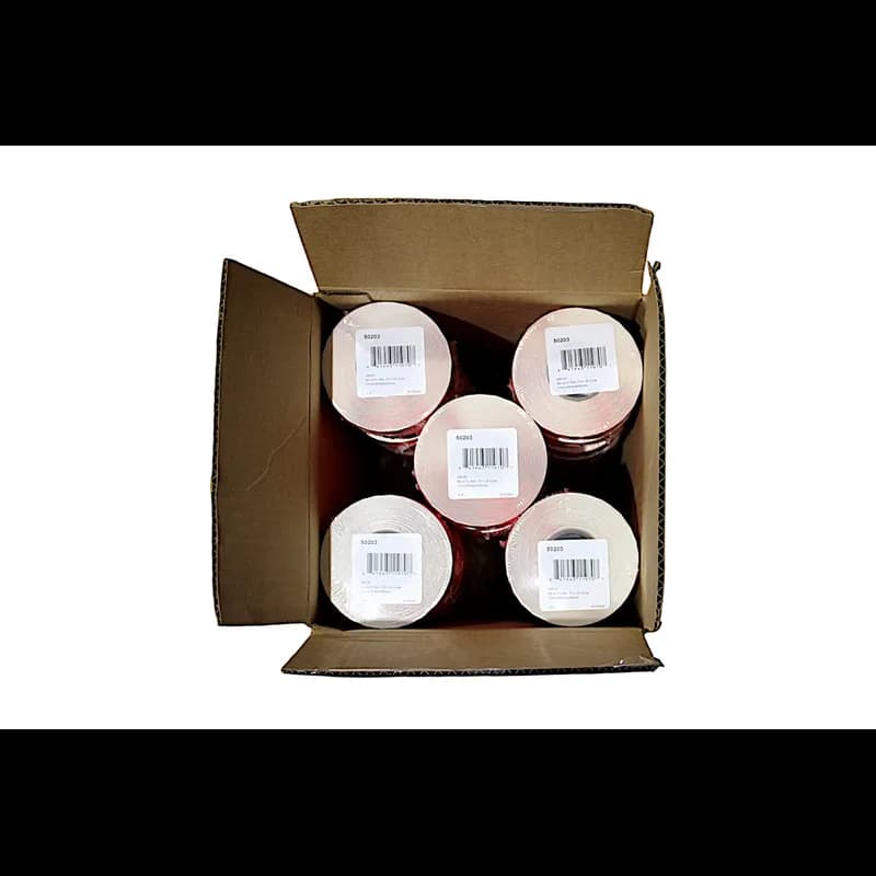 2/$5.00 Price Label 1.25 IN Black Fluorescent Red Circle 1000 Count/Roll 50 Rolls/Case 50000 Count/Case