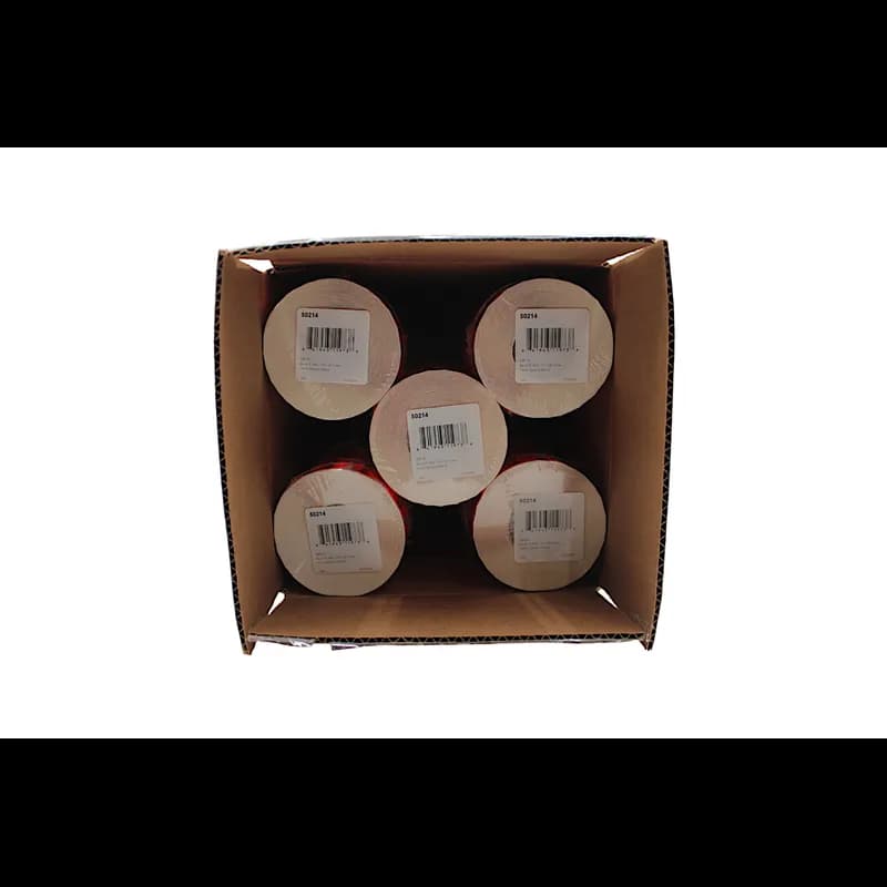3/$5.00 Price Label 1.25 IN Black Fluorescent Red Circle 1000 Count/Roll 50 Rolls/Case 50000 Count/Case