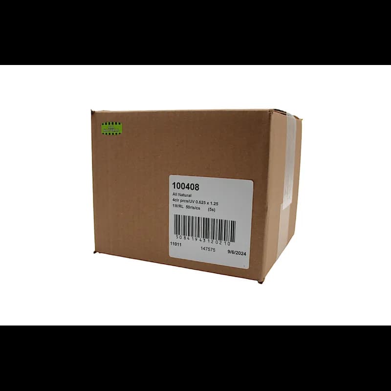 All Natural Bakery Flavor Label 0.625X1.25 IN 4 Color Process UV 1000 Count/Roll 50 Rolls/Case 50000 Count/Case