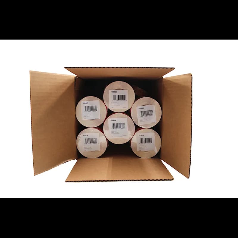 Smoked Meat Label 1 IN Red Icon Circle UV 1000 Count/Roll 50 Rolls/Case 50000 Count/Case