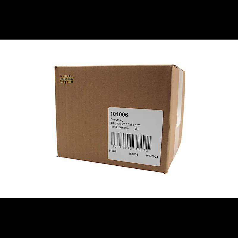 Everything Bakery Flavor Label 0.625X1.25 IN 4 Color Process UV 1000 Count/Roll 50 Rolls/Case 50000 Count/Case