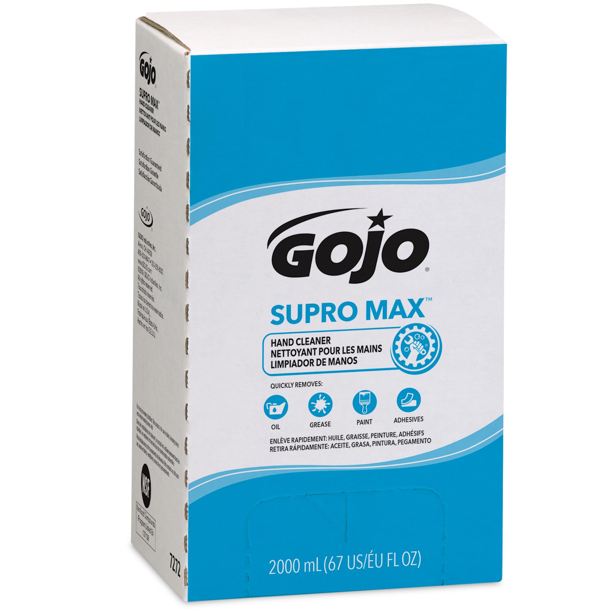 GOJO® SUPRO MAX Hand Soap Liquid 2000 mL 3.62X5.12X8.75 IN Beige Refill For PRO TDX 2000 4/Case