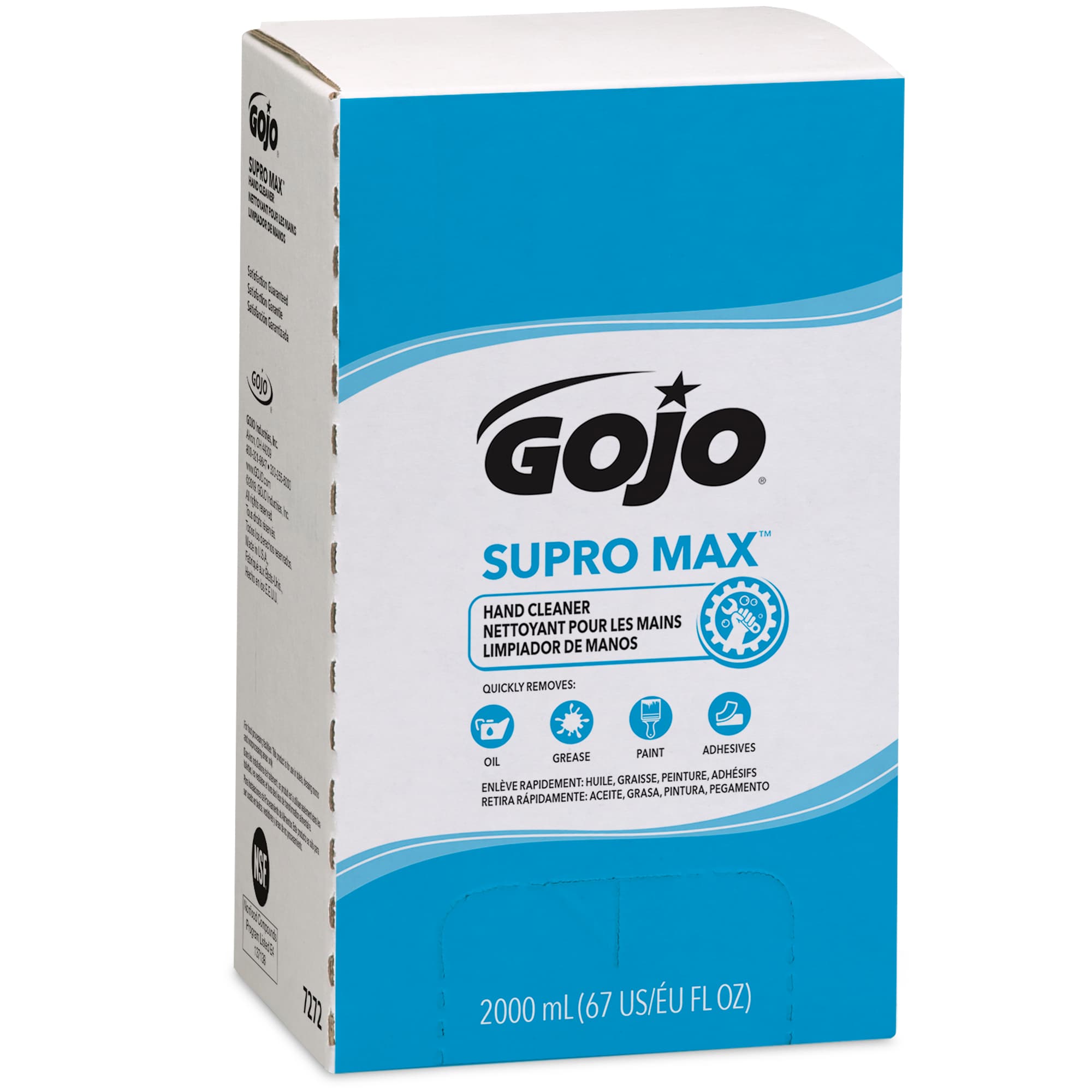 GOJO® SUPRO MAX Hand Soap Liquid 2000 mL 3.63X5.13X8.75 IN Beige Refill For PRO TDX 2000 4/Case