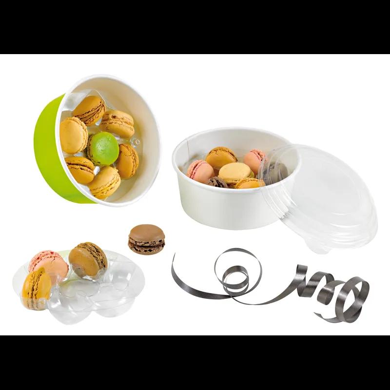 Food Container Base 24 OZ Paper Green Round Grease Resistant 45 Count/Pack 8 Packs/Case 360 Count/Case