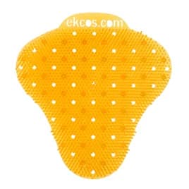 Ekcos Urinal Screen Tropical Fruit Orange Plastic RTU Anti-Splash 12/Box