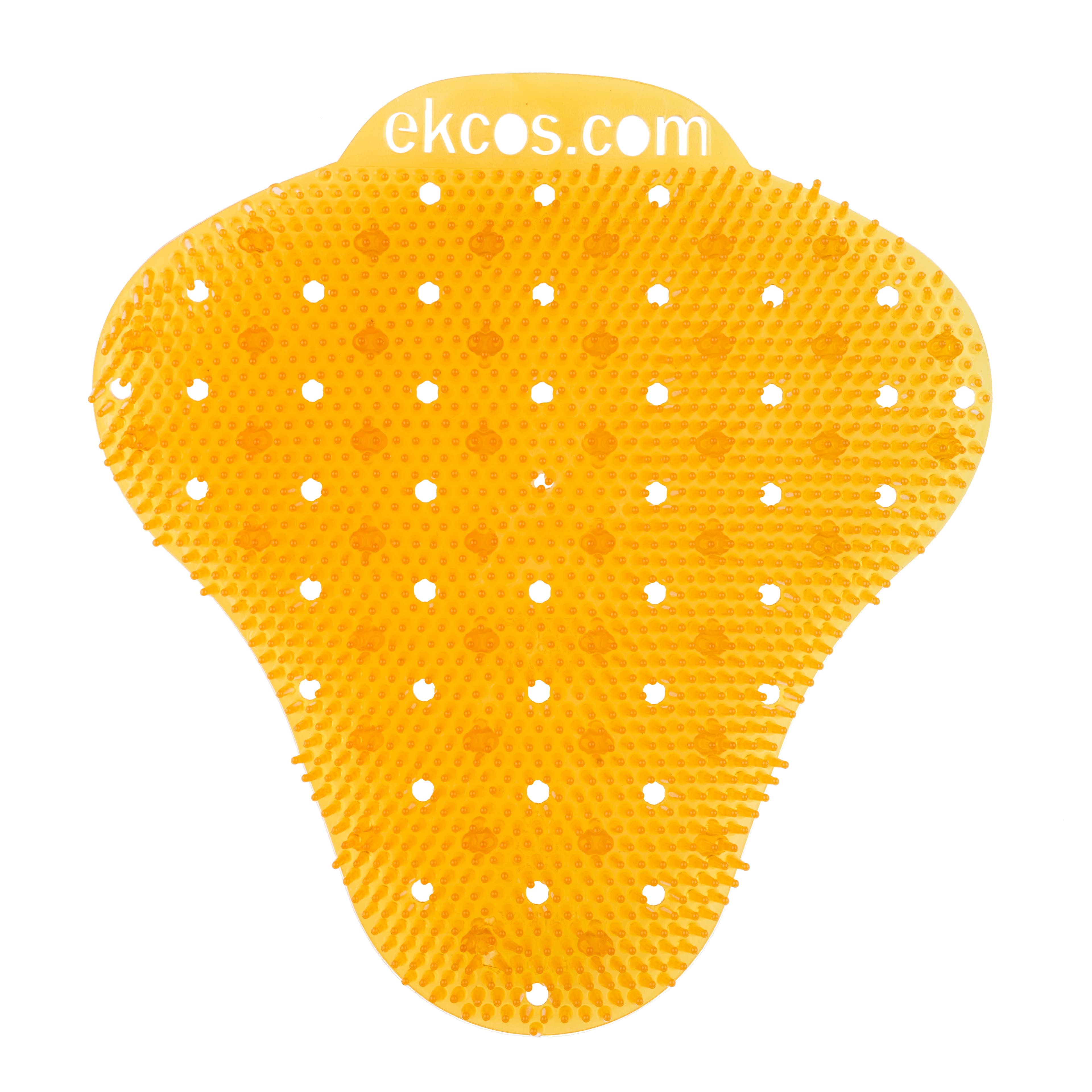 Ekcos Urinal Screen Tropical Fruit Orange Plastic RTU Anti-Splash 12/Box