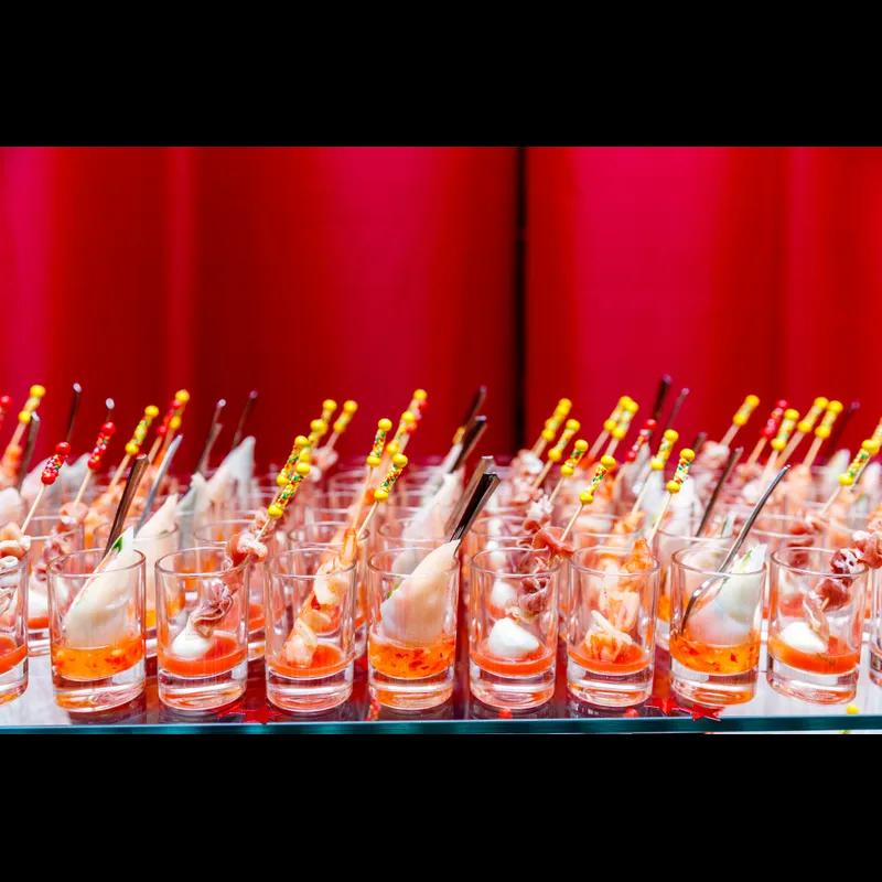 Pick 4.7 IN Bamboo Natural With 2 Red Beads 100 Count/Pack 20 Packs/Case 2000 Count/Case