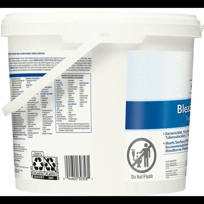 Clorox Healthcare® Bleach Germicidal Unscented One-Step Disinfectant Multi Surface Wipe 110 Count/Pack 2 Packs/Case