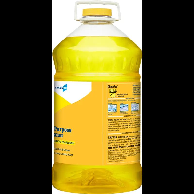Pine-Sol® Lemon Fresh All Purpose Cleaner Deodorizer 1.125 GAL Multi Surface Concentrate Screw Cap 3/Case