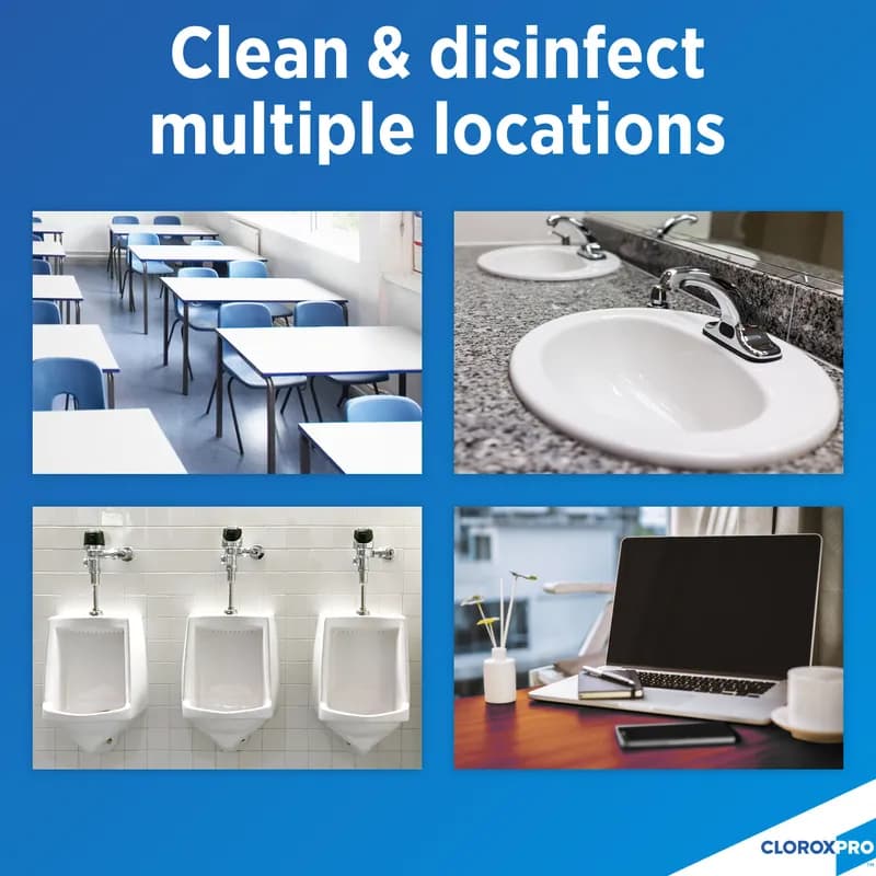 Clorox® Clean-Up® Citrus Scent One-Step Disinfectant 1 GAL Multi Surface RTU Bleach Antibacterial 4/Case
