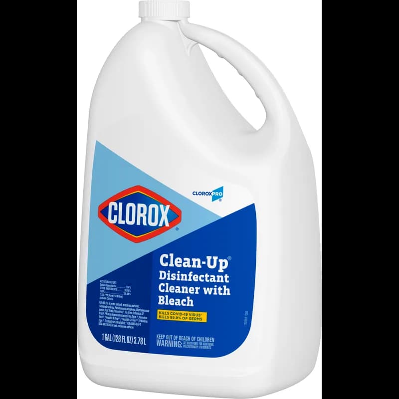 Clorox® Clean-Up® Citrus Scent One-Step Disinfectant 1 GAL Multi Surface RTU Bleach Antibacterial 4/Case