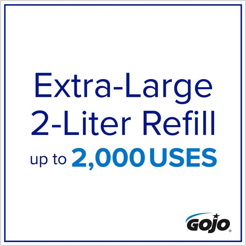 GOJO® FMX-20 Soap Dispenser Foam 2000 mL 11.66X6.5X4.68 IN White Gray Push Style Surface Mount 1/Each