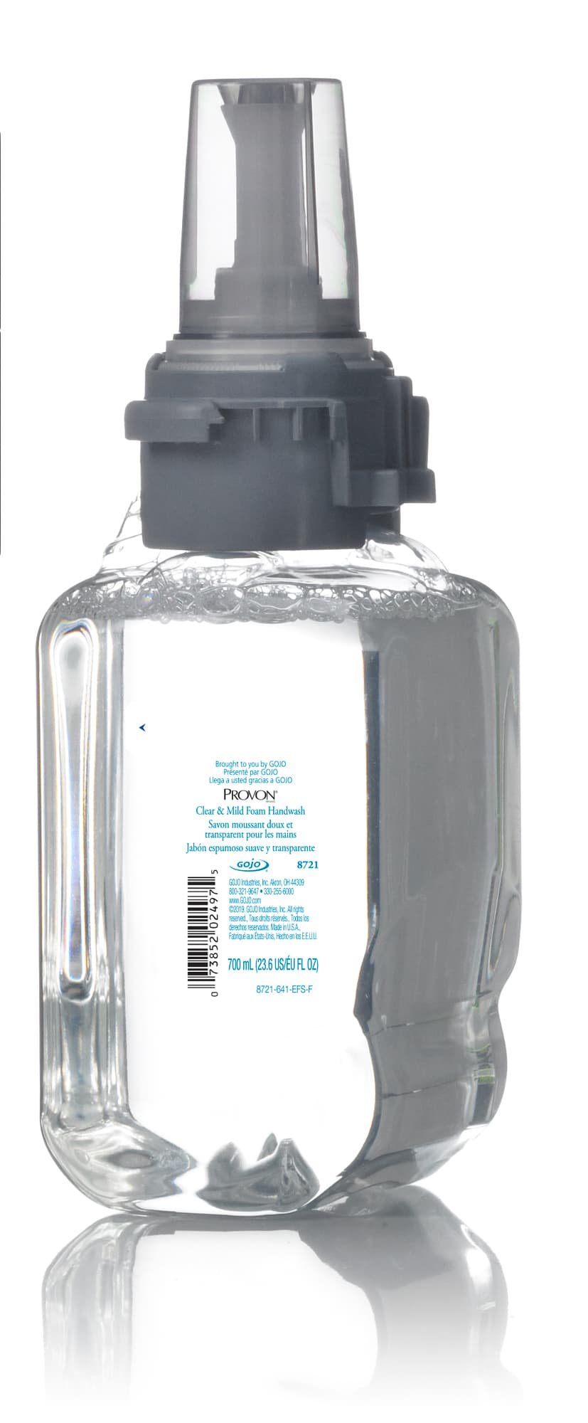PROVON® Handwash Foam 700 mL 3X3.5X8.75 IN Fragrance Free Clear Dye Free For ADX-7 4/Case