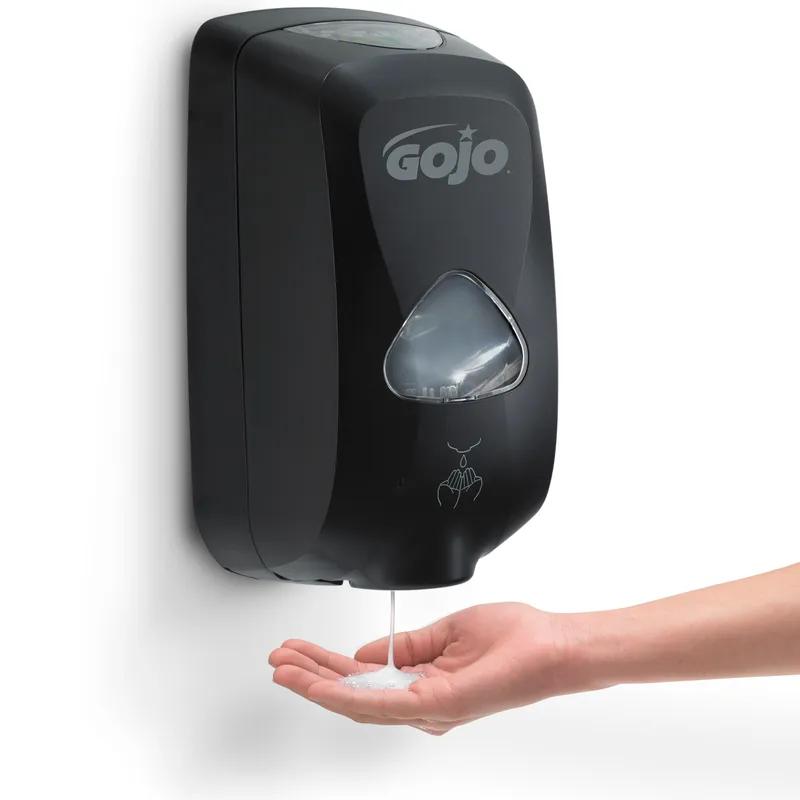 GOJO® TFX Soap Dispenser Foam 1200 mL 6.12X4X10.56 IN Black Touchless Surface Mount 1/Each