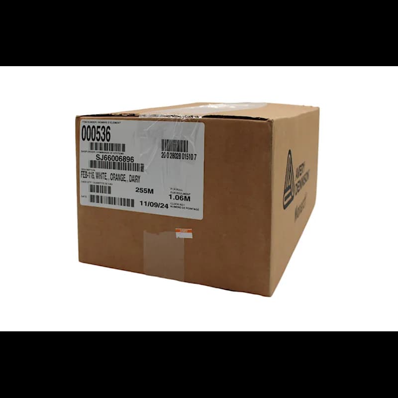 Monarch 1110/FEB-524 Blank Gun Label 0.38X0.733 IN Yellow 17000/Pack