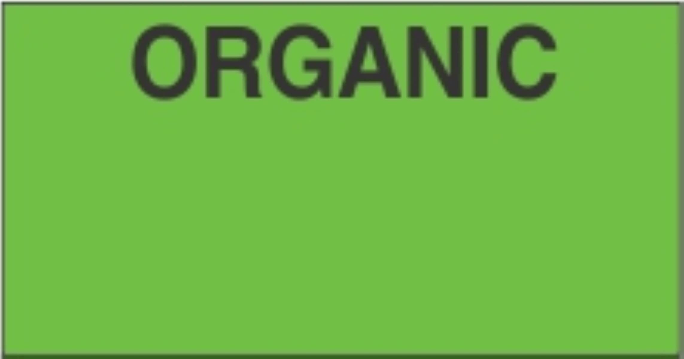 Monarch 1110/FEB-1 Organic Gun Label 0.38X0.733 IN Black Fluorescent Green 17000/Pack