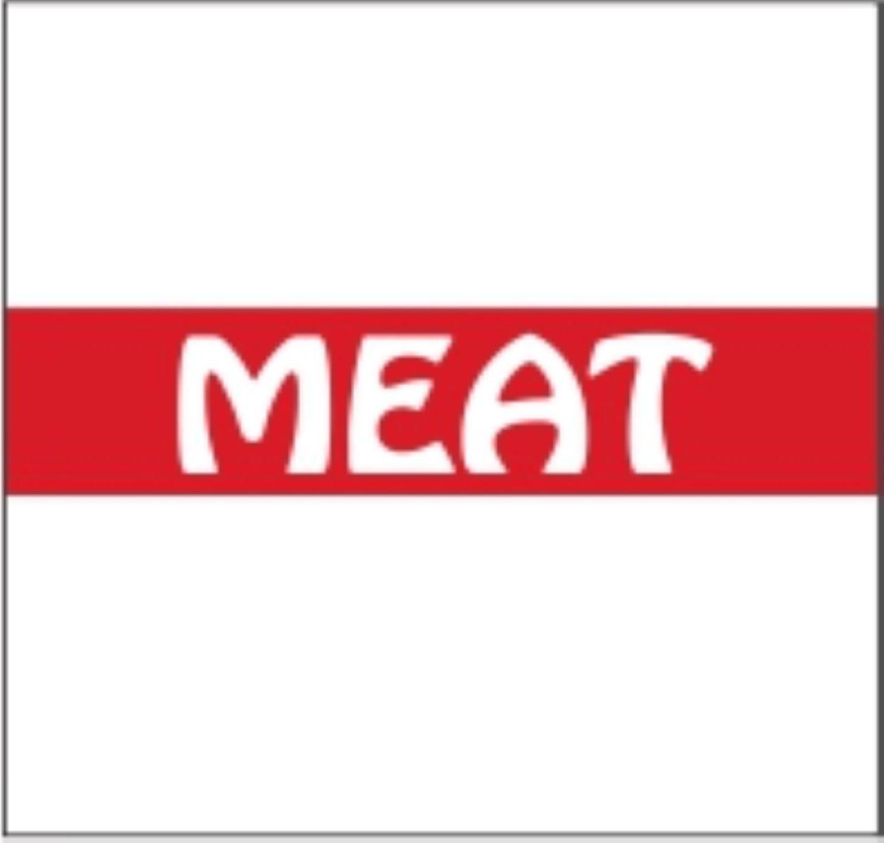 Monarch 1136/FF-300 Meat Gun Label 0.647X0.78 IN Red White Reverse Print 14000/Pack