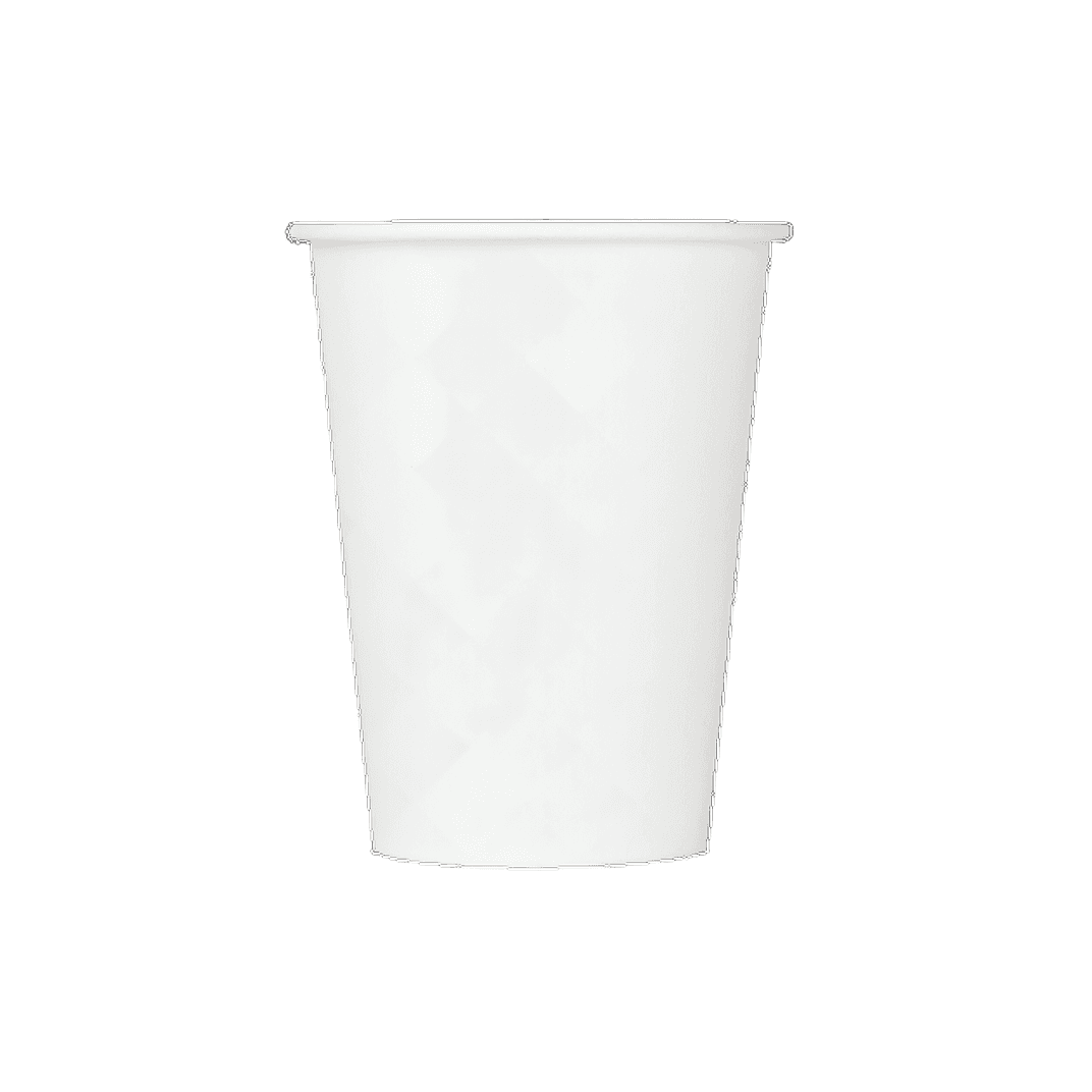 Karat® Cold Cup 12 OZ Double Wall Poly-Coated Paper White 1000/Case