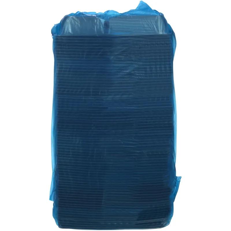 Take-Out Container Base 11.13X8X1.63 IN 2 Compartment PP Black Rectangle 150/Case