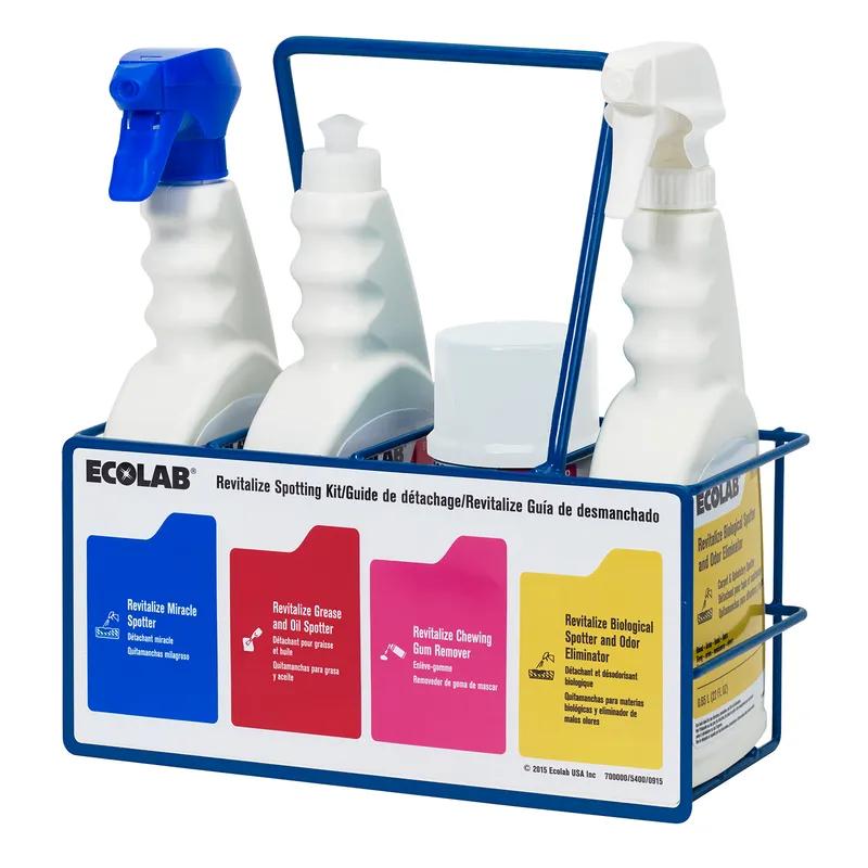 Revitalize Spot Remover Carpet Kit Wire Basket & 4 Bottles 1/Pack