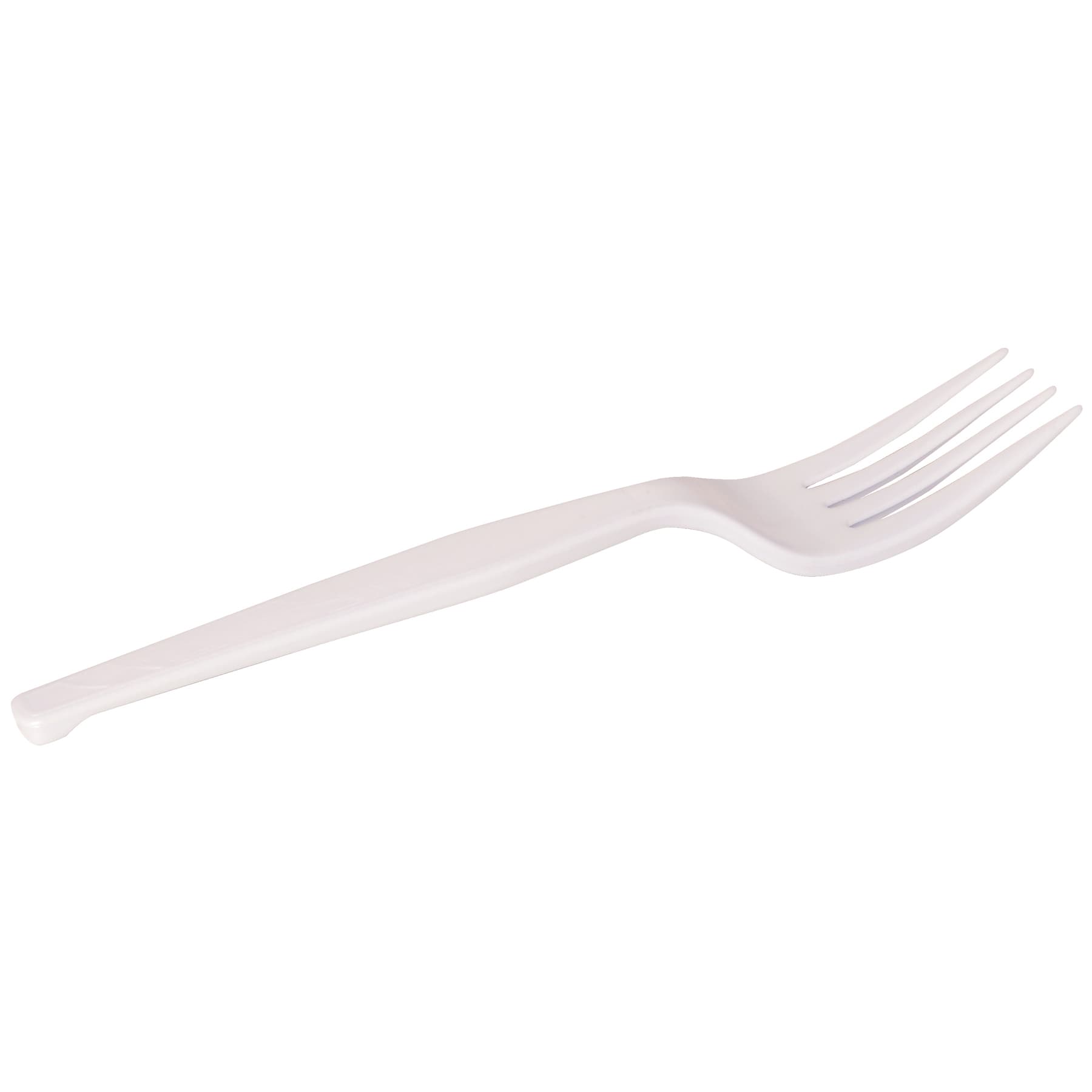 Dixie® Grab-N-Go® Fork PS White Medium Weight 1000/Case