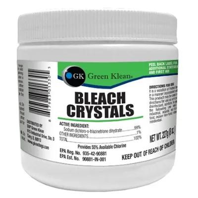 Green Klean Bleach 8 OZ Mildew Remover Crystalline Compound Bleach 6/Case