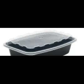 Lid Dome Plastic Clear Rectangle For 28-38 OZ Container 300/Case