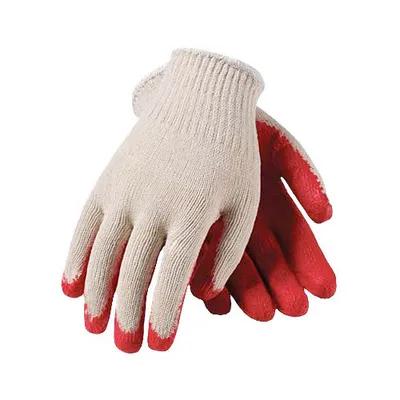 Gloves Large (LG) Latex-Coated Cotton Disposable 12/Dozen