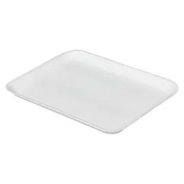 4S Meat Tray 7.25X9.25X0.63 IN Polystyrene Foam White Rectangle 500/Case