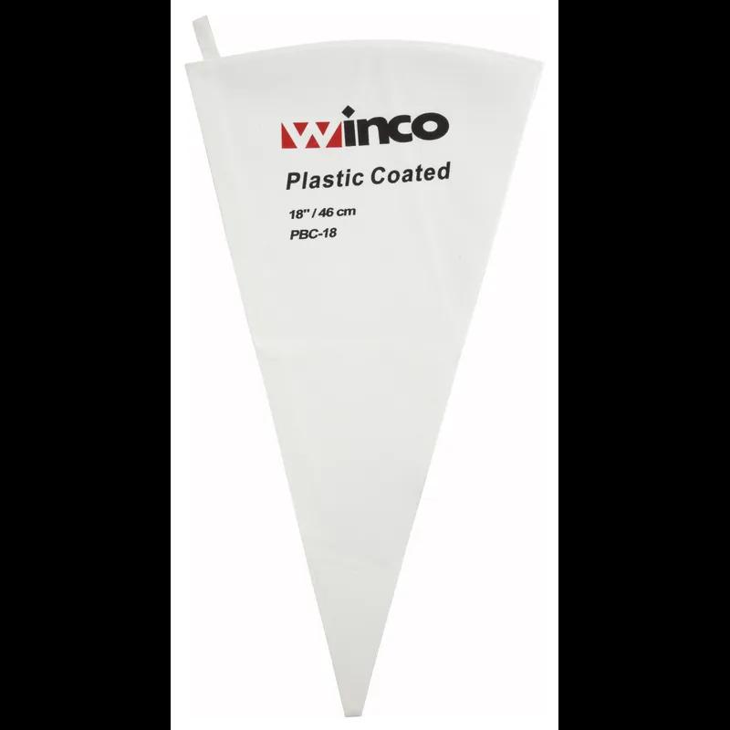 Piping & Pastry Bag 18 IN Cotton Clear Plastic Coated 1/Each