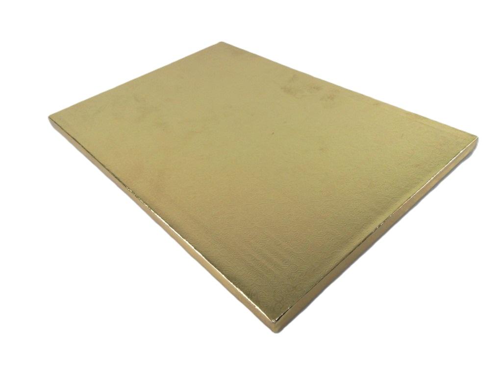 Cake Drum 1/2 Size Gold Wrap Around 12/Case