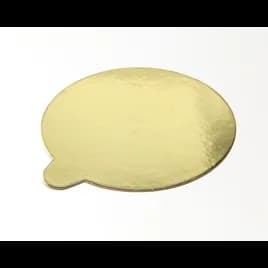 Cake Board 4X4 IN Gold Silver With Tab 500/Case